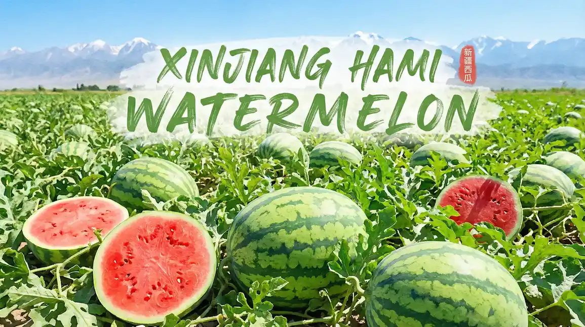 新疆西瓜田园风光 - 吃瓜大赛