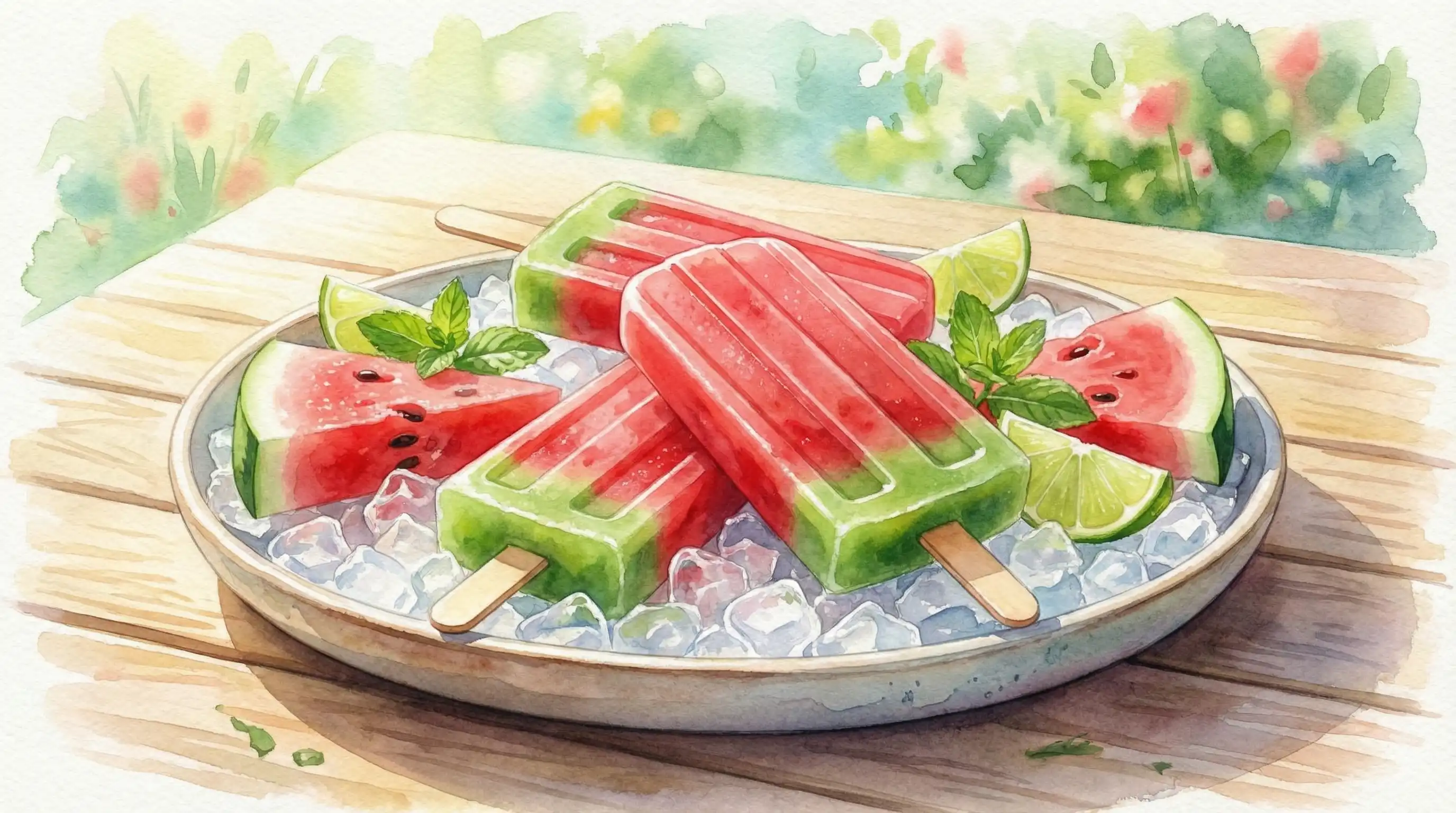 西瓜酸奶冰棍 - 吃瓜大赛