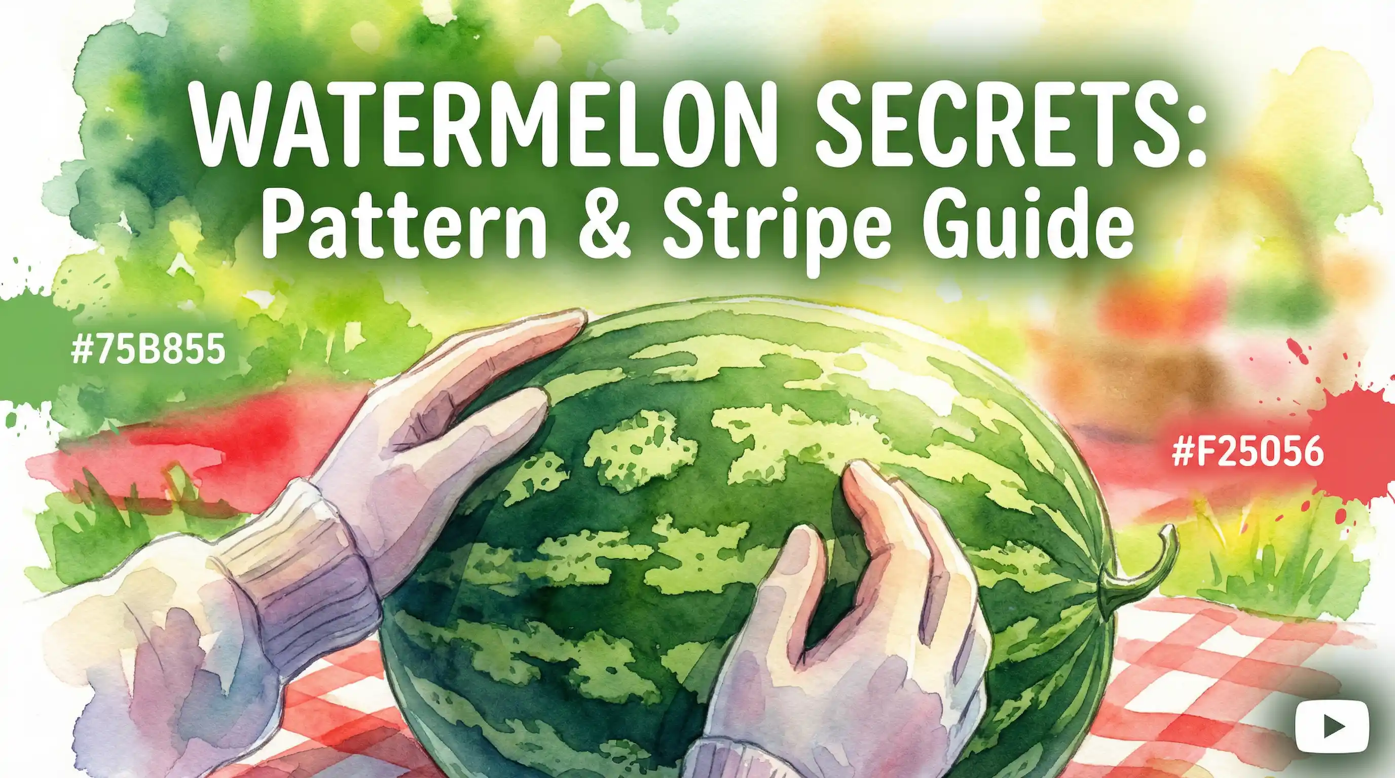 西瓜纹路解读教学视频 - 吃瓜大赛